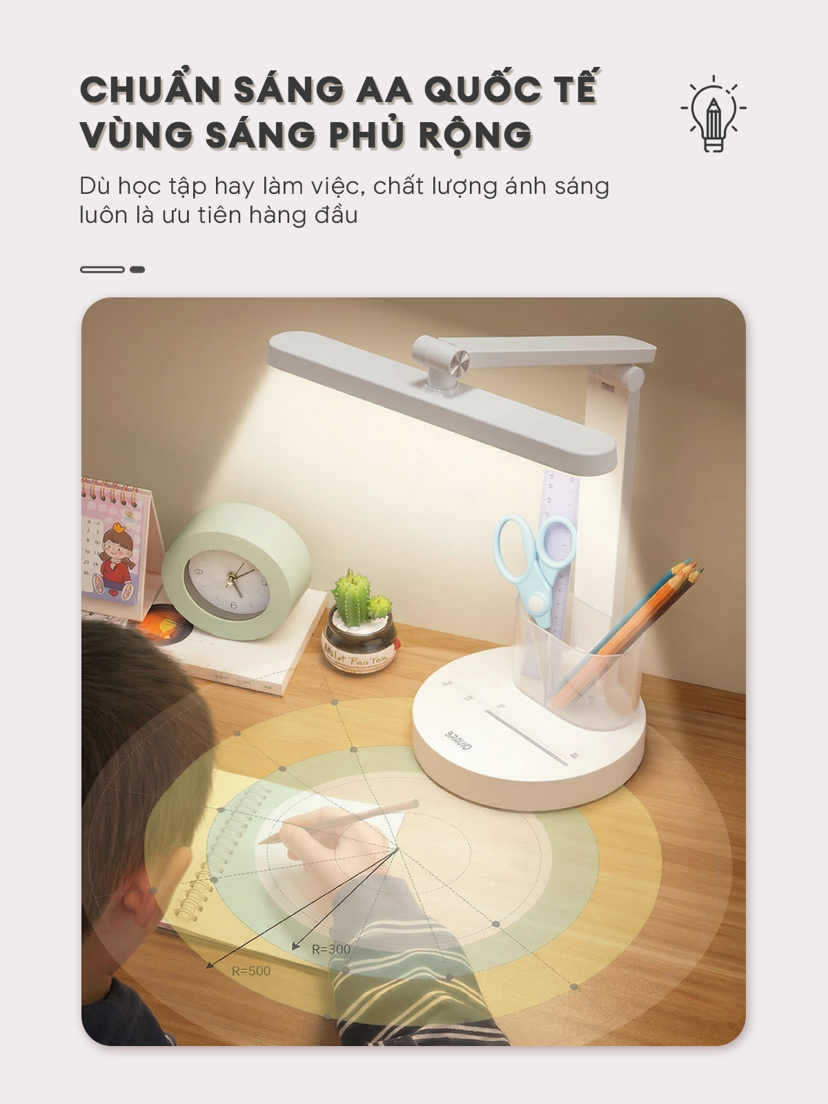 Product Đèn học để bàn chống cận thị Bravio Lumi C10
