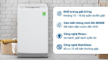 Product Máy giặt Whirlpool 9.5 kg VWVC9502FS chính hãng - Bảo hành 2 năm tại nhà