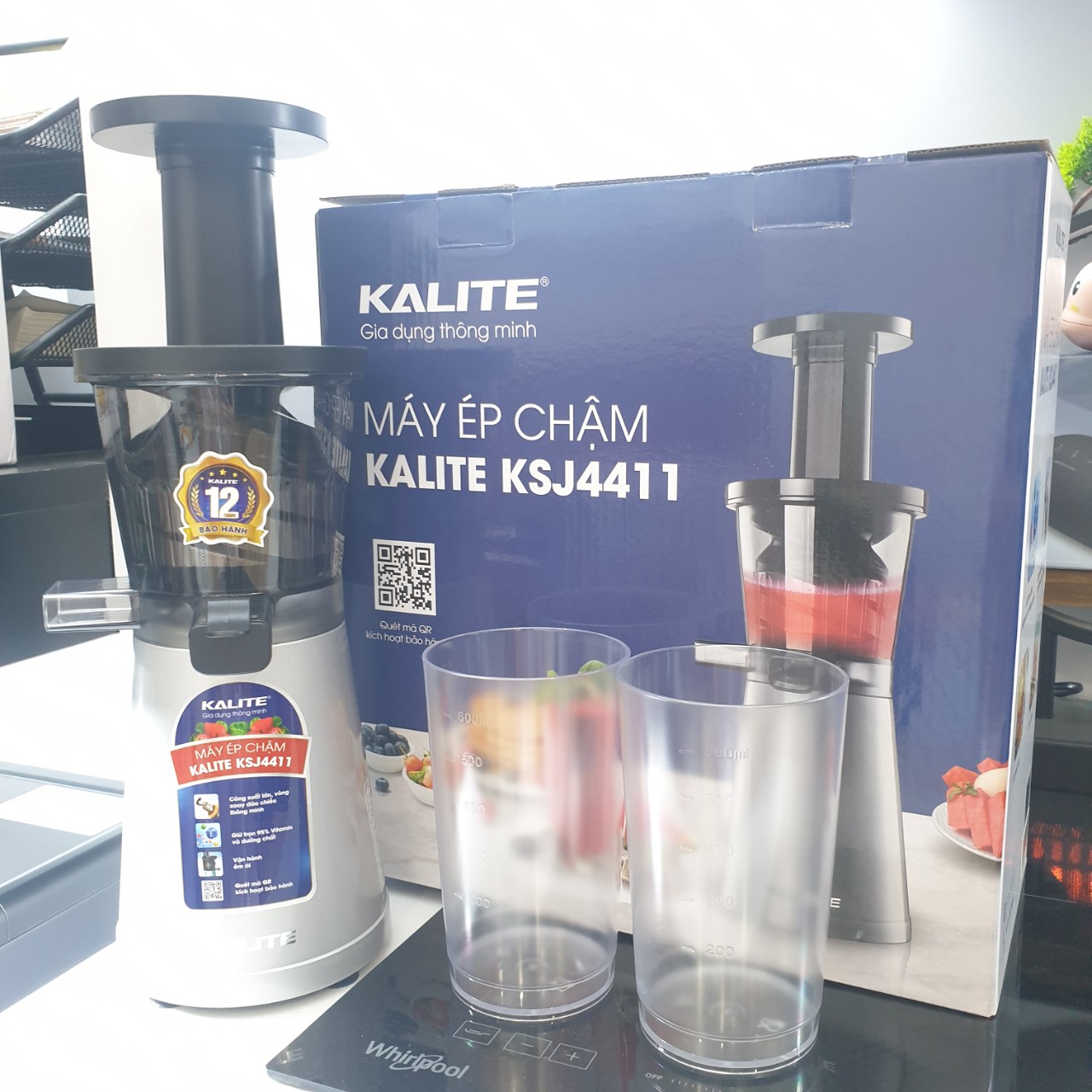 Product Máy ép chậm KALITE KSJ4411 - Màu Bạc