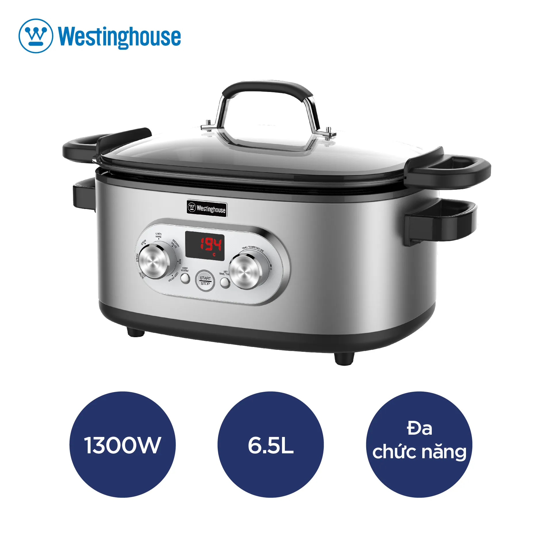 Product Westinghouse Nồi nấu đa năng 6.5L 1350W (WKMFCH509)