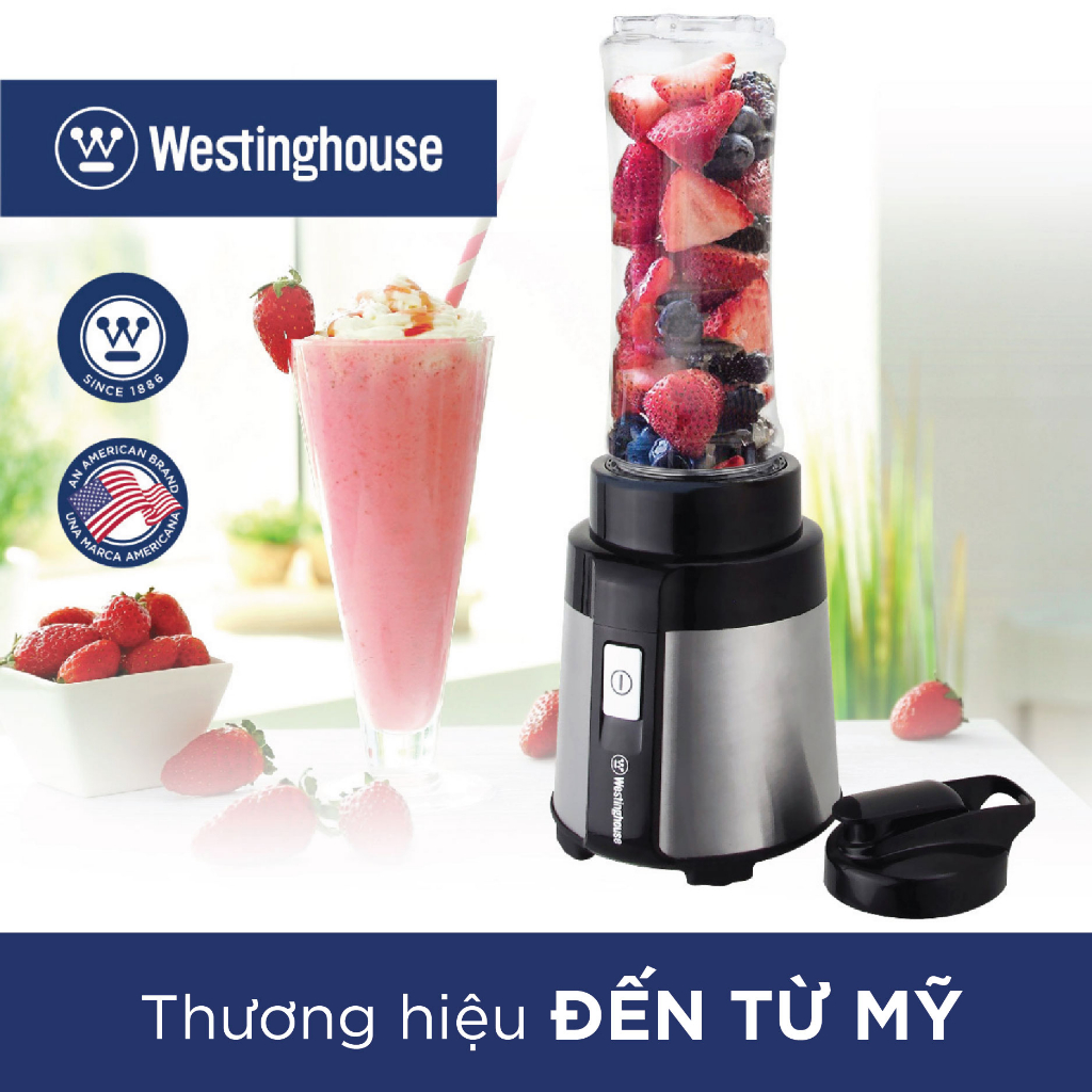 Product Máy xay sinh tố mini Westinghouse 0.6L 250W (WKBE09GY)-Chính hãng 1 đổi 1